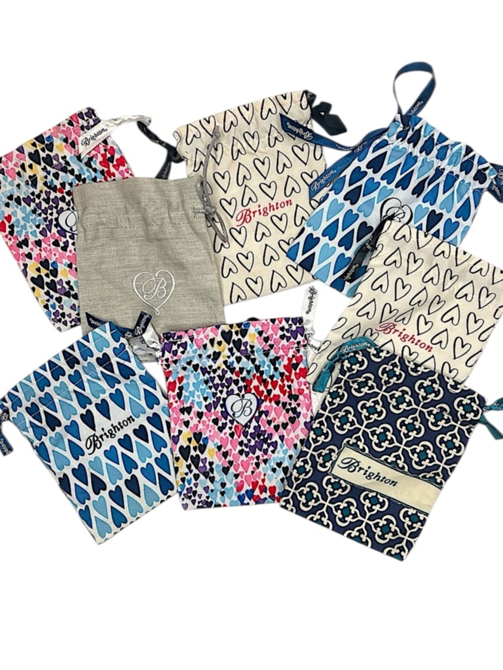 Brighton Jewelry Dust Bags - Set of 8